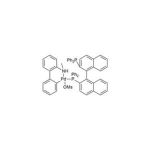 ((Sp-4-3)-[[2'-(diphenylpho sphino)[1,1'-binaphthalen] -2-yl]diphenylphosphine-kp](methanesulfonato-ko)[2'-(methylamino-kn)[1,1'-biphenyl]-2-yl-kc]palladium)